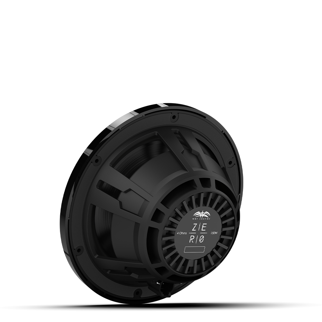 WET SOUNDS- ZERO 8 XZ-B | Zero Series™ 8-inch High-Output Component Style Coaxial Speakers - Black