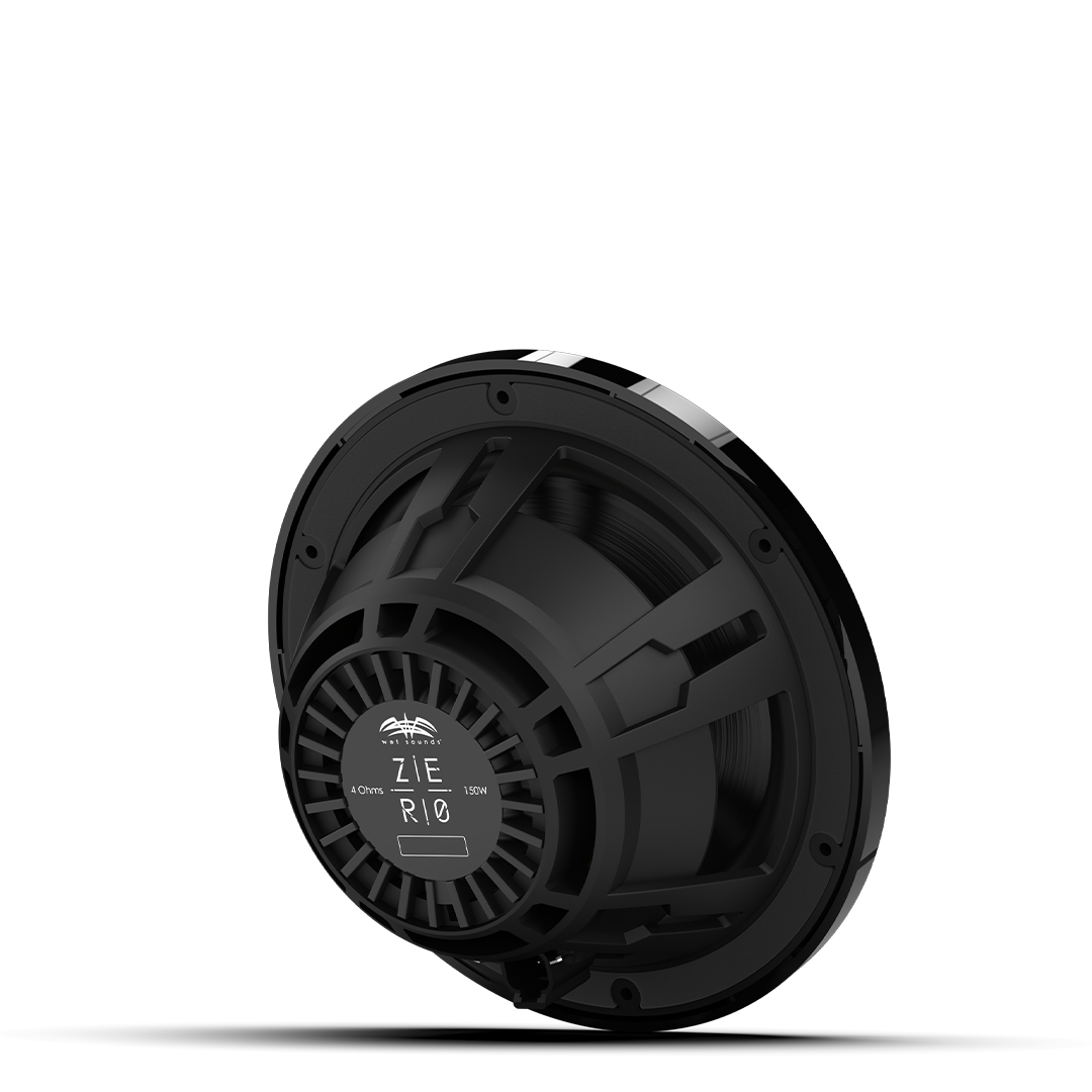 WET SOUNDS- ZERO 8 XZ-B | Zero Series™ 8-inch High-Output Component Style Coaxial Speakers - Black