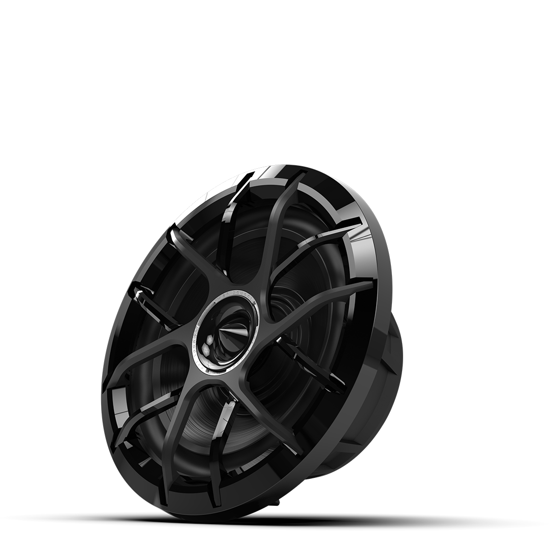 WET SOUNDS- ZERO 8 XZ-B | Zero Series™ 8-inch High-Output Component Style Coaxial Speakers - Black