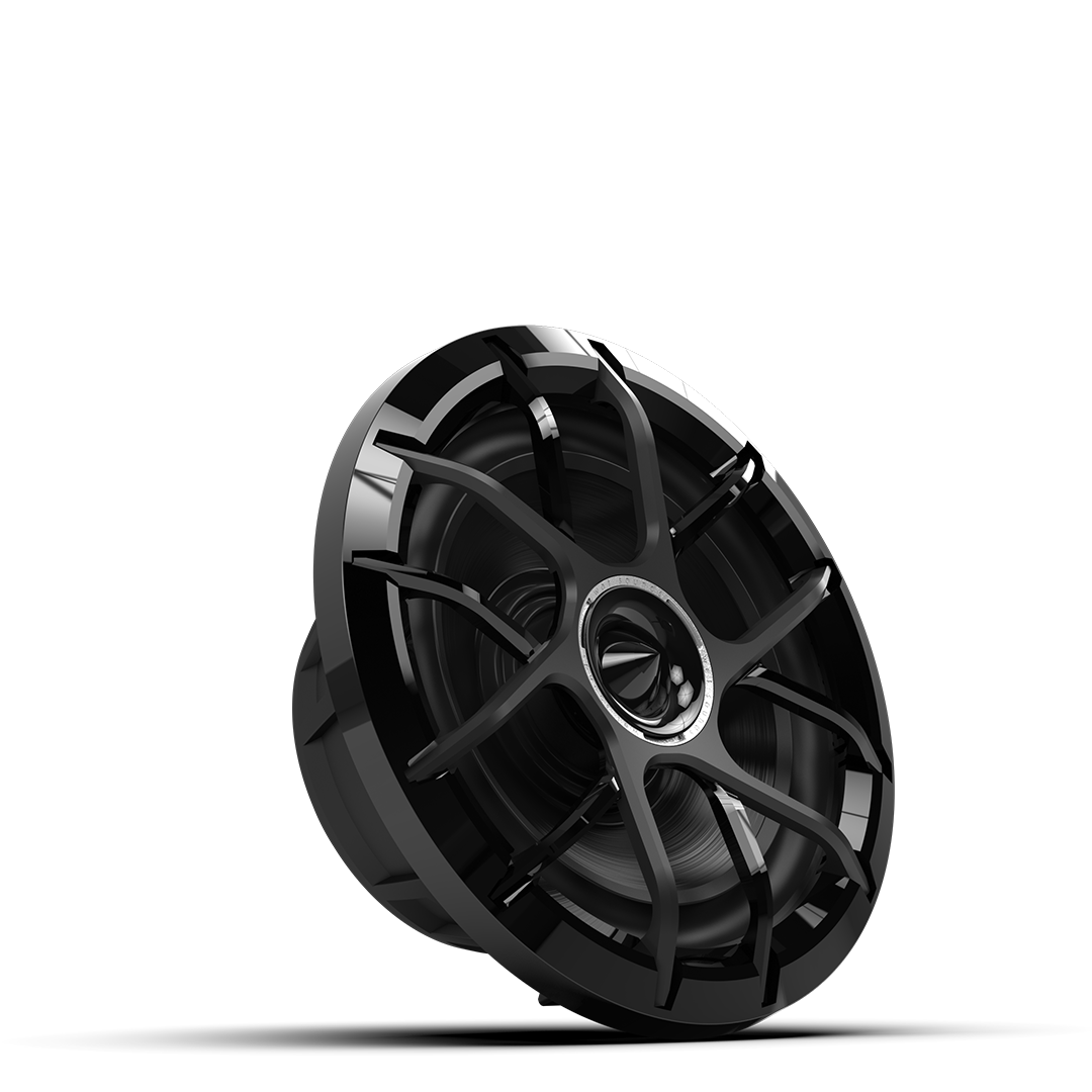 WET SOUNDS- ZERO 8 XZ-B | Zero Series™ 8-inch High-Output Component Style Coaxial Speakers - Black