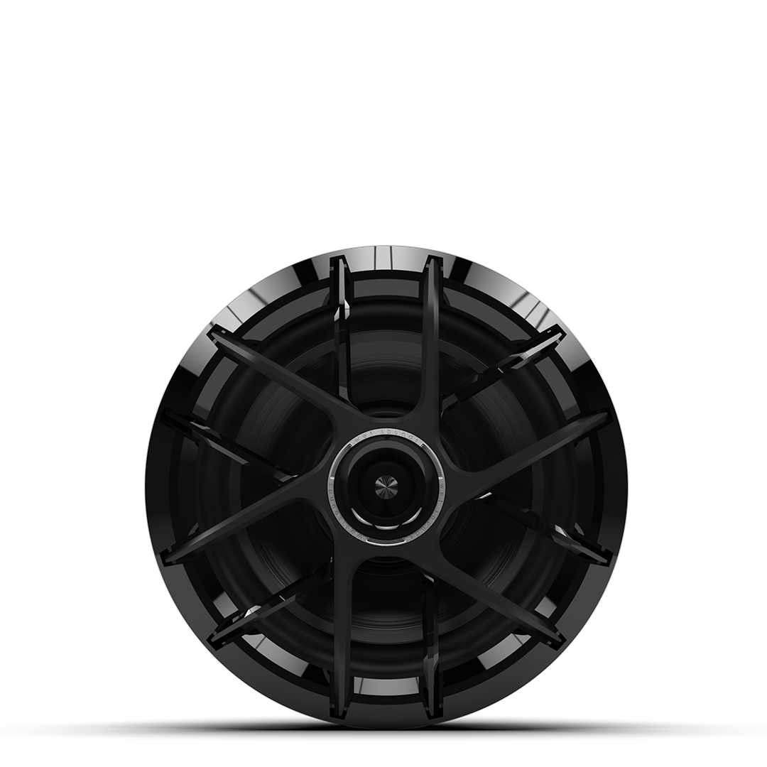 WET SOUNDS- ZERO 8 XZ-B | Zero Series™ 8-inch High-Output Component Style Coaxial Speakers - Black