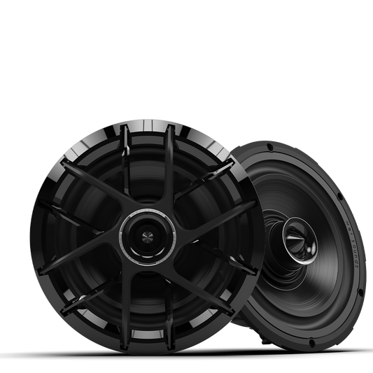 WET SOUNDS- ZERO 8 XZ-B | Zero Series™ 8-inch High-Output Component Style Coaxial Speakers - Black