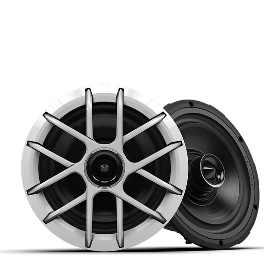 WET SOUNDS- ZERO 8 XZ-W | Zero Series™ 8-inch High-Output Component Style Coaxial Speakers - White