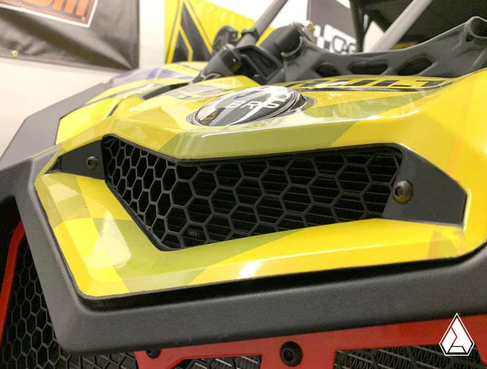 ASSAULT INDUSTRIES- ASSAULT INDUSTRIES HONEYCOMB BONNET GRILL (FITS: CANAM MAVERICK X3)