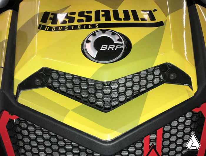 ASSAULT INDUSTRIES- ASSAULT INDUSTRIES HONEYCOMB BONNET GRILL (FITS: CANAM MAVERICK X3)