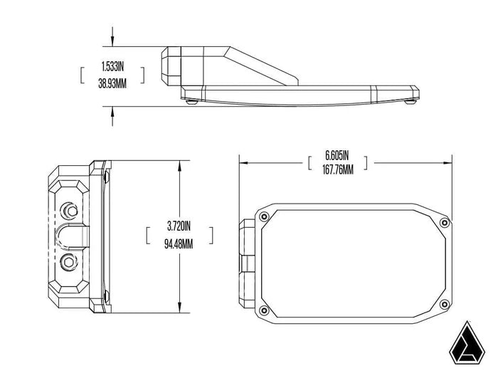 ASSAULT INDUSTRIES- ASSAULT INDUSTRIES PHANTOM CONVEX SIDE MIRRORS