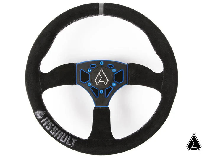 ASSAULT INDUSTRIES- 350R SUEDE UTV STEERING WHEEL