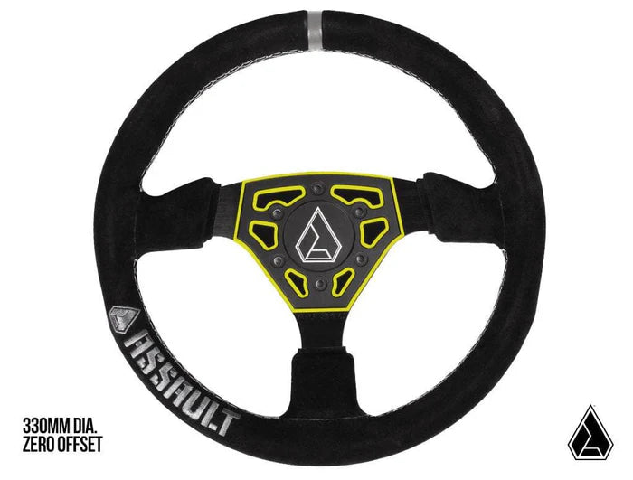 ASSAULT INDUSTRIES-UNIVERSAL NAVIGATOR LEATHER UTV STEERING WHEEL