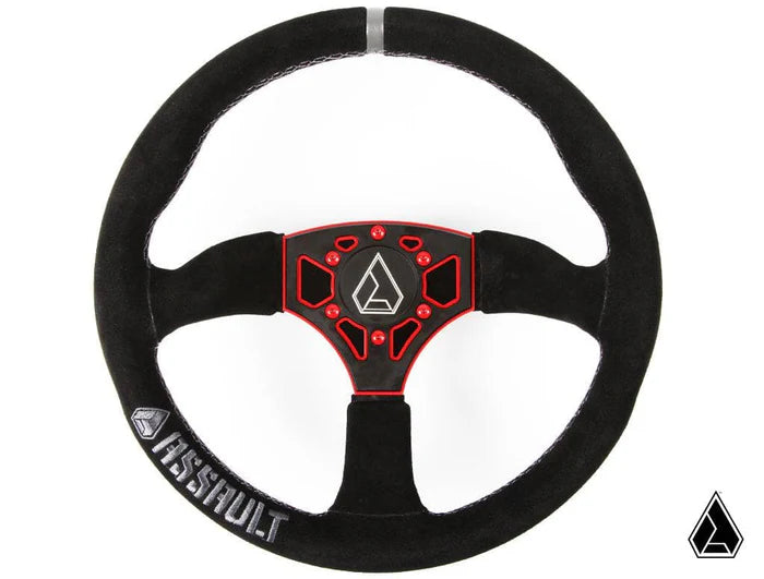 ASSAULT INDUSTRIES- 350R SUEDE UTV STEERING WHEEL