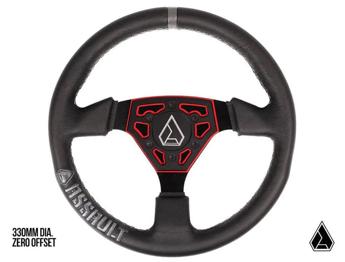 ASSAULT INDUSTRIES-UNIVERSAL NAVIGATOR LEATHER UTV STEERING WHEEL