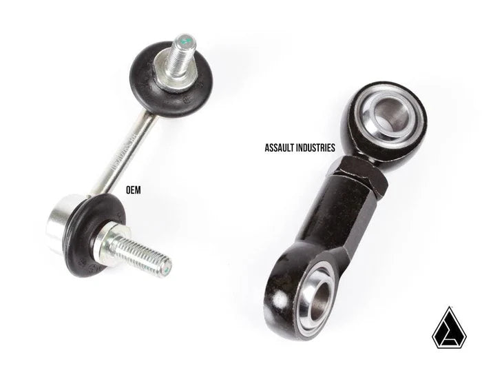 ASSAULT INDUSTRIES- ASSAULT INDUSTRIES HEAVY DUTY FRONT SWAY BAR END LINKS (FITS: CAN-AM MAVERICK X3)