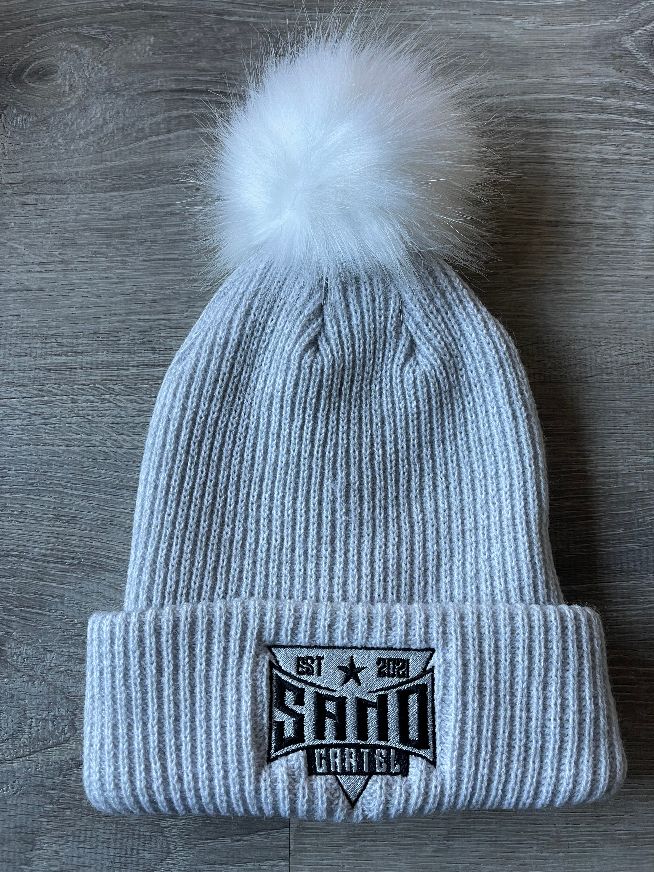 SAND CARTEL- Sand Cartel® Modern Fur Pom Beanie