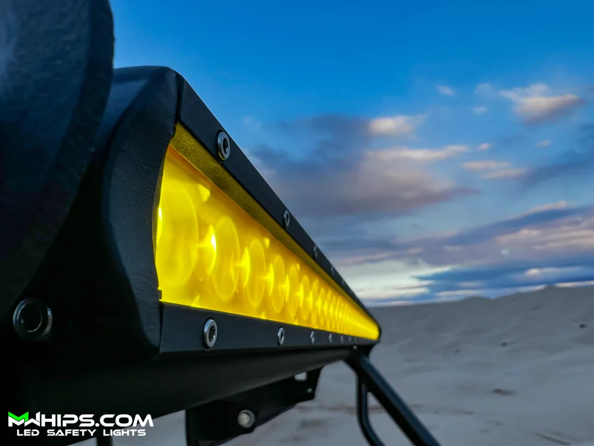 MWHIPS- 51" CREE LED LIGHT BAR - AMBER SPOT BEAM