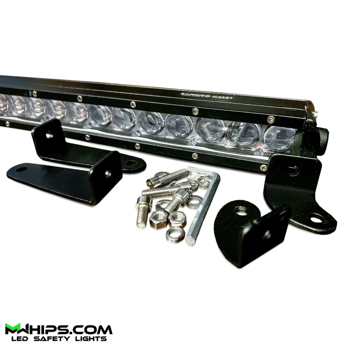 MWHIPS- 31" CREE LED LIGHT BAR - WHITE SPOT BEAM