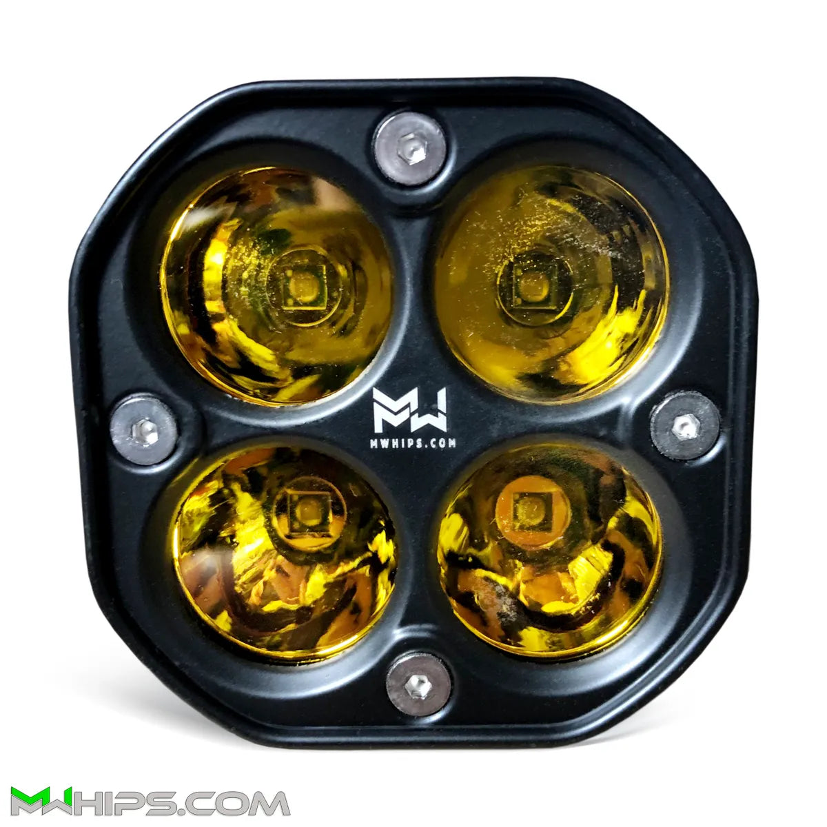 MWHIPS- 3" 40W 3400L AMBER SPOT - PAIR