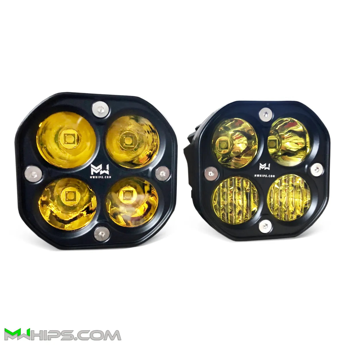 MWHIPS- 3" 40W 3400L YELLOW SPOT/FLOOD COMBO - SINGLE