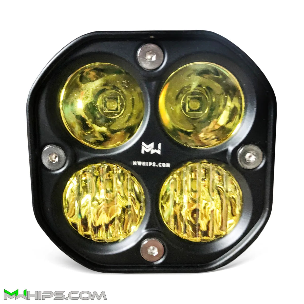 MWHIPS- 3" 40W 3400L YELLOW SPOT/FLOOD COMBO - SINGLE