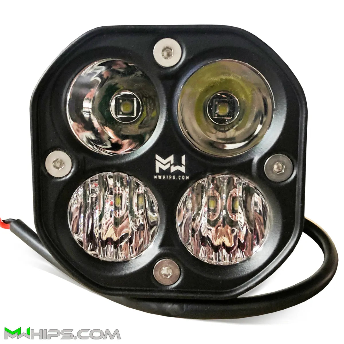 MWHIPS- 3" 40W 3400L WHITE SPOT/FLOOD - PAIR