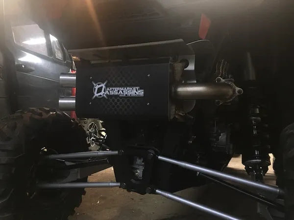 AFTERMARKET ASSASSINS-AA Stainless Slip-On Exhaust for 2016-21 RZR XP Turbo