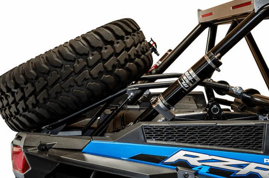 TRINITY RACING- HIGH CLEARANCE SPARE TIRE CARRIER - RZR XP1000/TURBO TR-M4001