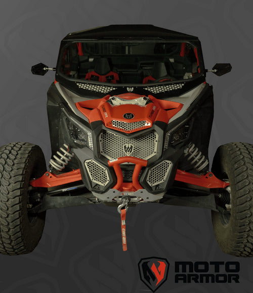 MOTO ARMOR- Moto Armor Maverick X3 Radiator Grill Set